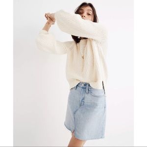 MADEWELL  Balloon-Sleeve Pullover Sweater